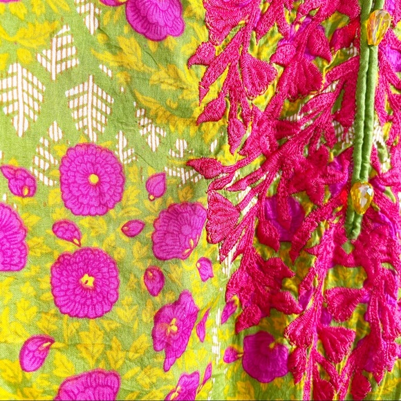 5 For $50🔥 Traditional Indian Pakistani Tunic Kurta Embroidery Embellished - Picture 2 of 7